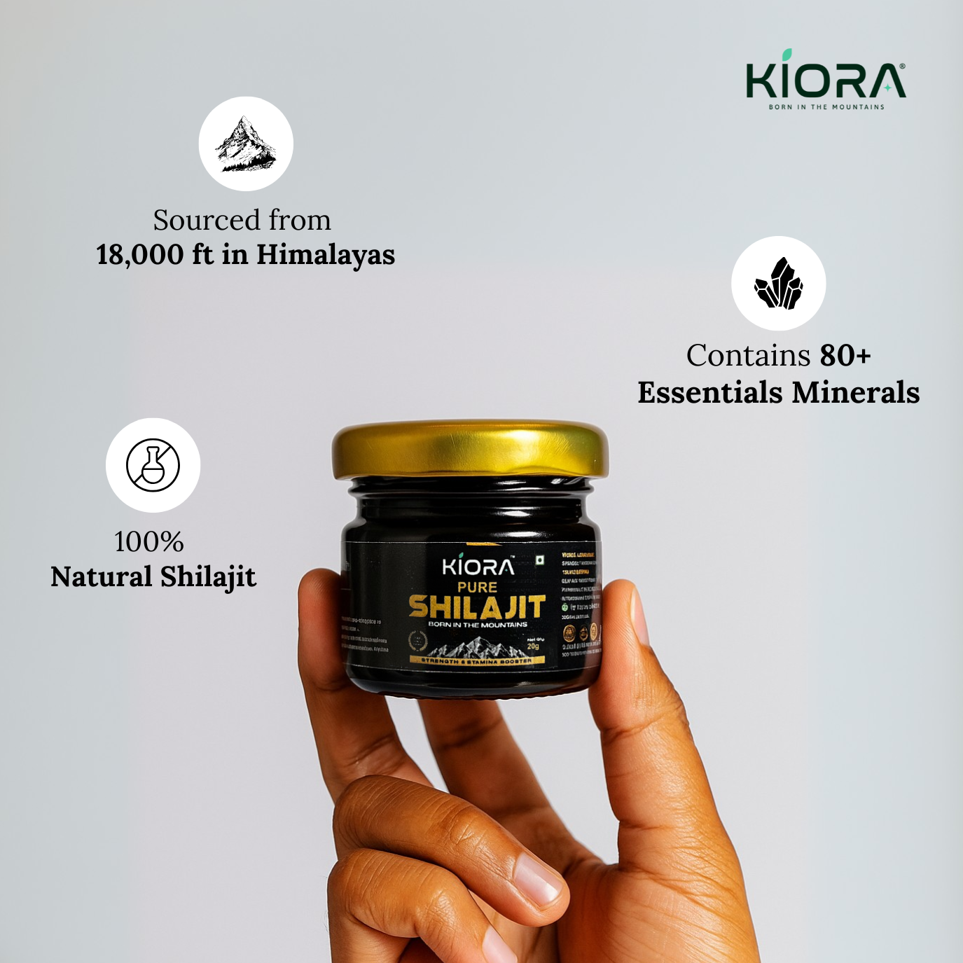 Kiora Pure Himalayan Shilajit Resin